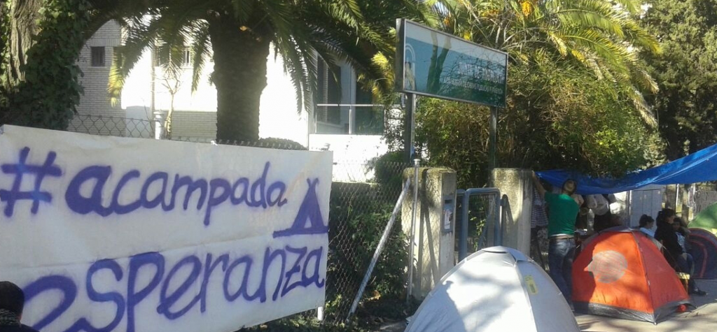 Acampada Esperanza en Jaén