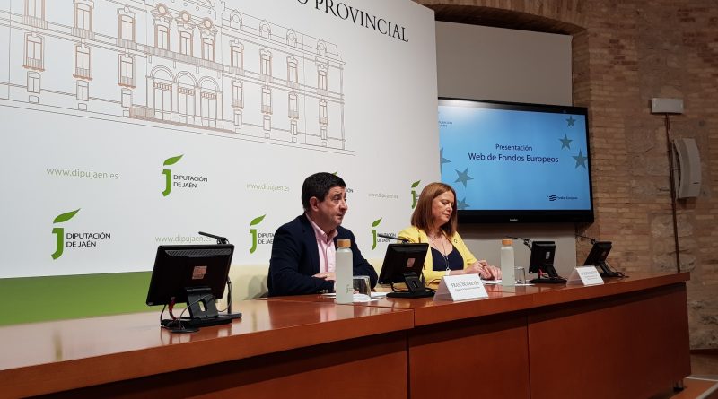 La Diputación de Jaén habilita una web para favorecer la captación y gestión de fondos europeos en la provincia