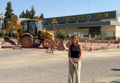 ÚBEDA AVANZA EN LA TRANSFORMACIÓN INTEGRAL DE LA CALLE VILLACARRILLO CON LA EJECUCIÓN DE LA NUEVA GLORIETA